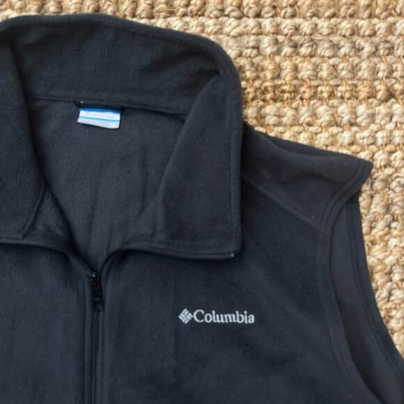 Columbia Men’s Fleece Vest Jacket (4XL) Black - Picture 1 of 6